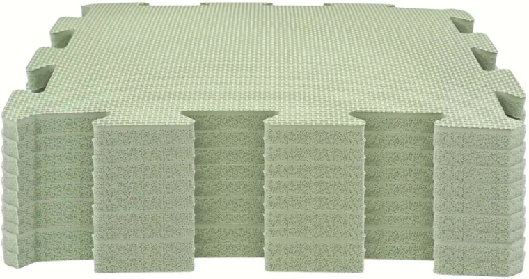 NIDO NIDO tapis de jeu en mousse puzzle 9 pièces sage green