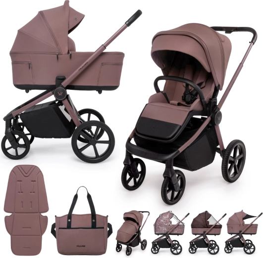 Muuvo Fold poussette combinée 2en1 cocoa