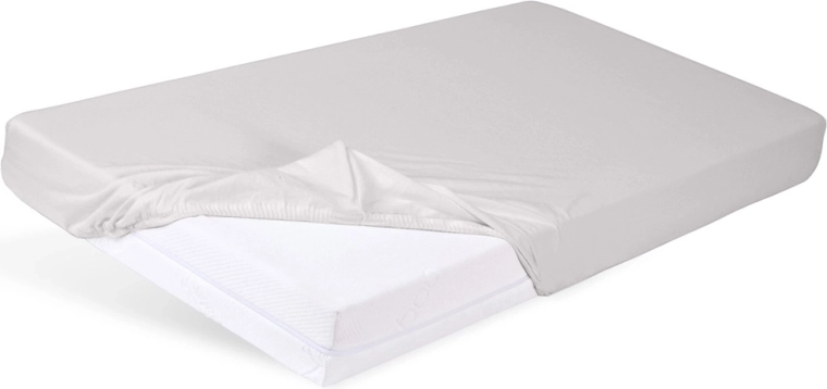 Babymatex drap-housse jersey pour lit bébé 60 × 120 cm, gris clair