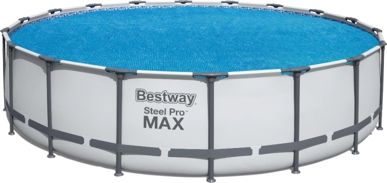 Bâche solaire pour piscine 527 cm bleue ronde BESTWAY