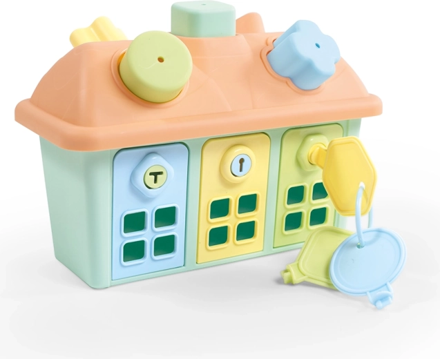 Maison à formes avec clés – jouet éducatif pour tout-petits