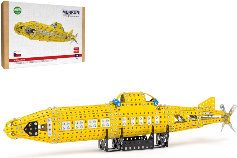 Merkur kit de construction métallique Sous-marin, 654 pièces