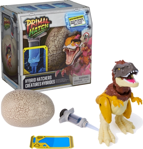 Jurassic World Primal Hatch Hybrid Hatchers – dinosaure hybride en train d’éclore