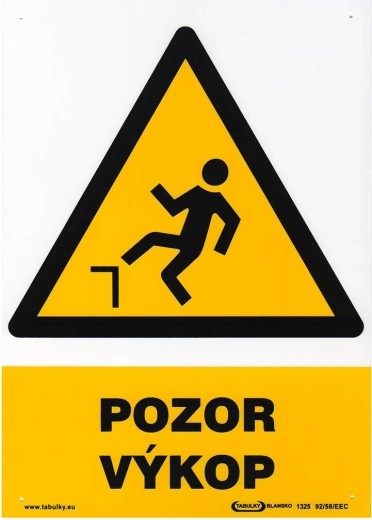 Panneau de sécurité ATTENTION FOUILLE A4 plastique