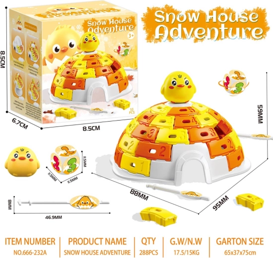 Jeu de société pour enfants Igloo avec canard