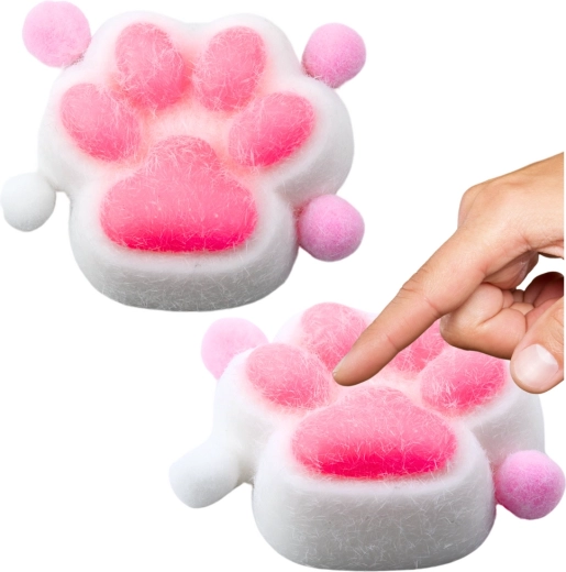 Gniotek antistress squishy patte de chat blanche
