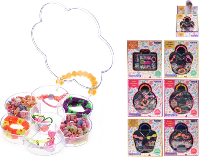 Coffret créatif de perles et d’accessoires pour cheveux pour enfants
