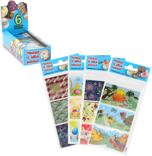 Manchons thermorétractables pour œufs de Pâques – lot de 6 pièces