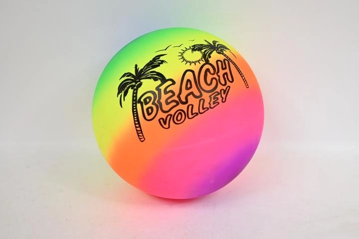 Ballon de plage arc-en-ciel 9"