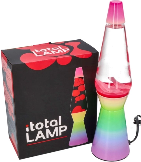 Lampe à lave décorative arc-en-ciel
