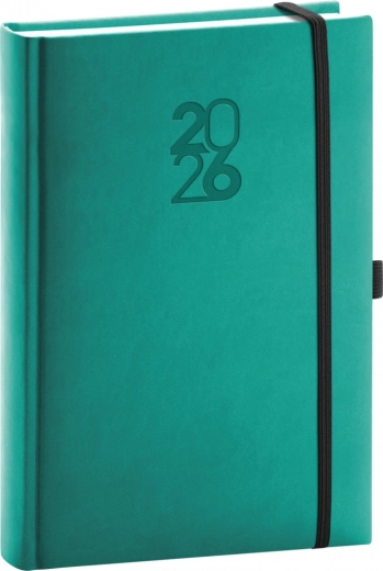 Agenda Journalier Aprint Top 2026, turquoise