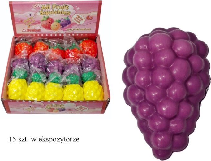 Balle antistress à presser Fruits mix - 1 pièce