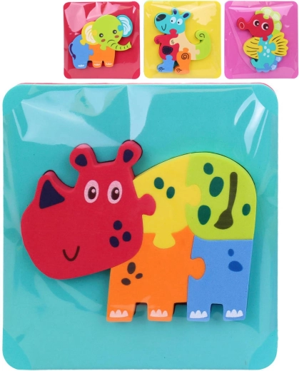 Puzzle en mousse en forme d'animal pour le bain - 1 pièce