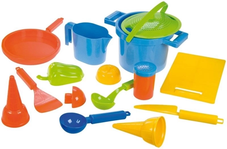 Lena Happy Sand set de cuisine pour le sable – 14 pièces