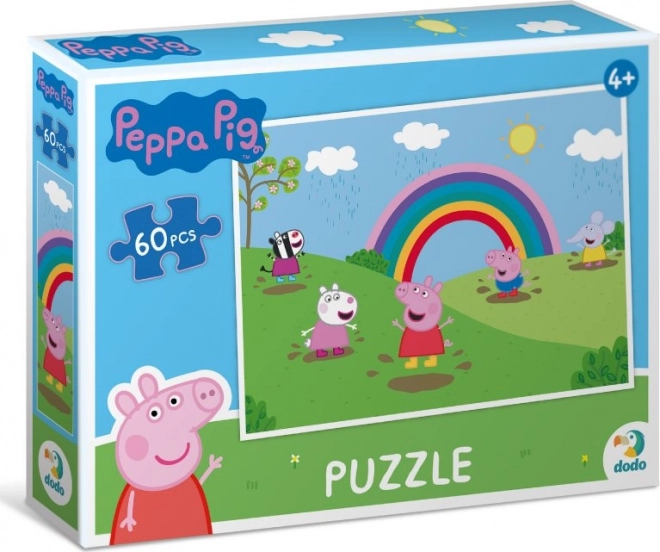 Puzzle Peppa Pig Joies arc-en-ciel 60 pièces