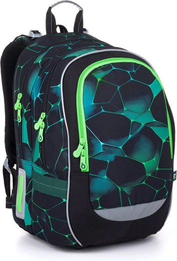 Sac à dos scolaire Topgal Coda avec éléments verts