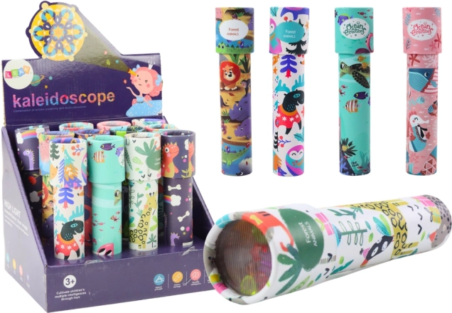 Kaléidoscope pour enfants avec perles – motifs colorés