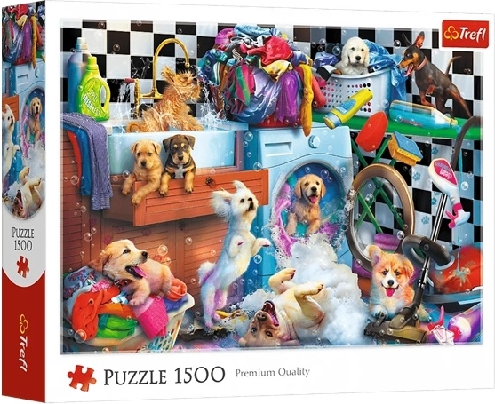 Puzzle Psie szaleństwo 1500 pièces