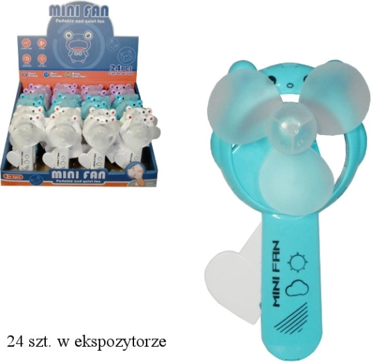 Éventail en plastique pour enfants - 1 pièce