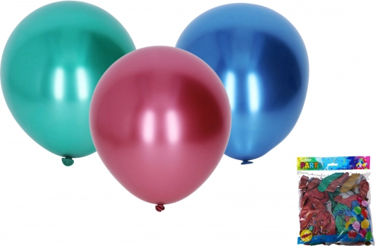 Ballon chromé gonflable 25 cm