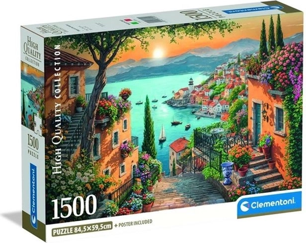 Puzzle Clementoni Compact Steps to the Harbor 1500 pièces
