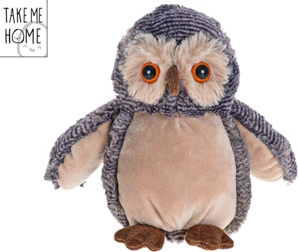 Hibou en peluche TAKE ME HOME 18 cm pour bébés