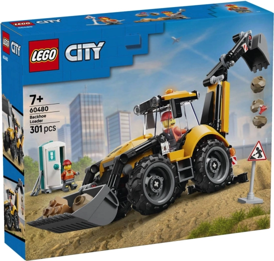 LEGO City Pelleteuse-chargeuse jaune