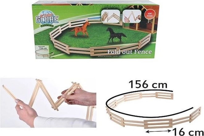Enclos en bois pour animaux 156 cm 1:24 Kids Globe