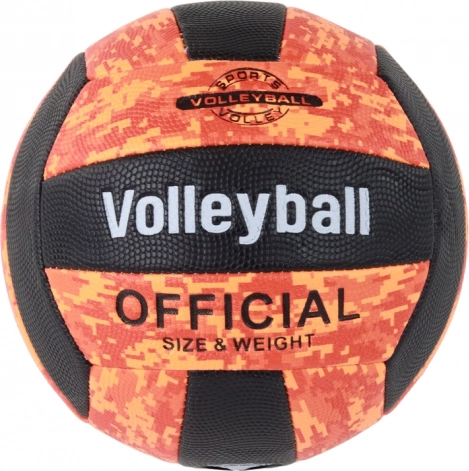Ballon de volley orange taille 5 multicolore