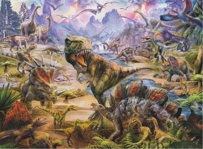 Puzzle 2D 300 pièces dinosaures RAVENSBURGER