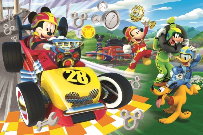 Puzzle TREFL Mickey et les bolides 60 pièces