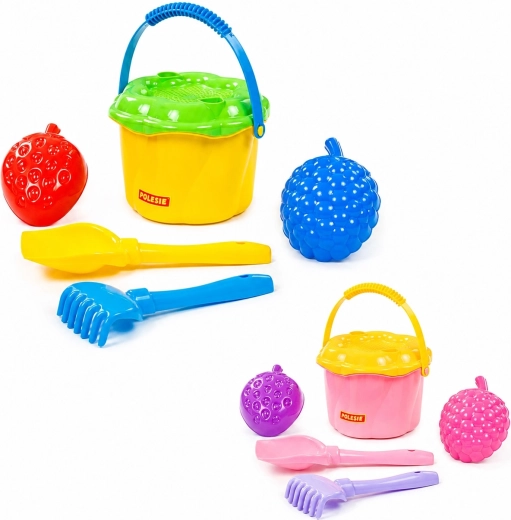 Ensemble de plage pour enfants avec seau et tamis (6 pièces)