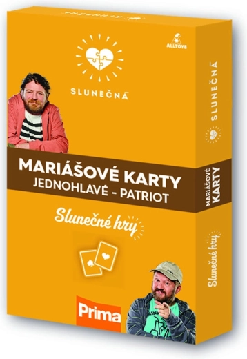 Slunečná - Cartes de mariáš (jeu à une tête)