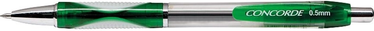 Stylo gel Concorde Fortuna à encre verte 0,5 mm