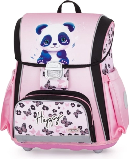 Cartable scolaire PREMIUM Panda rose