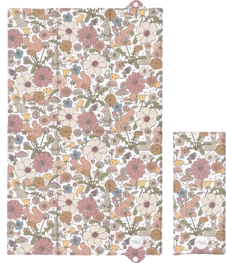 Ceba baby matelas à langer de voyage Basic Garden 60 × 40 cm