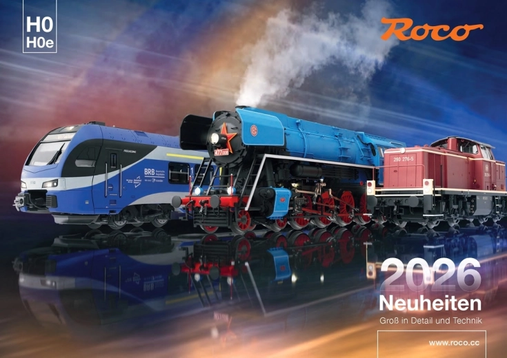 Catalogue des nouveautés Roco 2026 en anglais