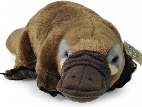 Ornithorynque en peluche à partir de bouteilles PET recyclées