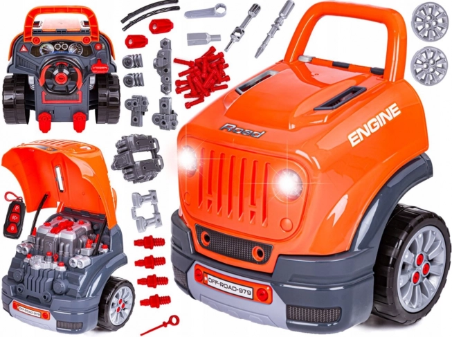 Camion interactif – atelier pour petit mécanicien avec lumières et sons