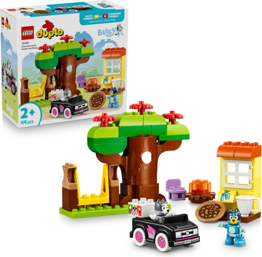 LEGO DUPLO Bluey Pizzeria avec Muffin et Bluey