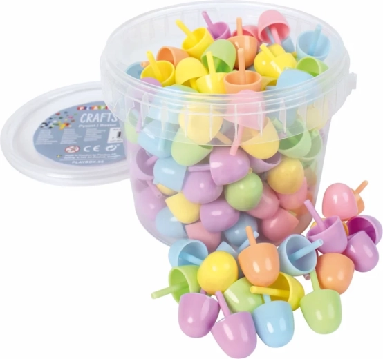 Mosaïque à picots colorée Playbox 125 pièces