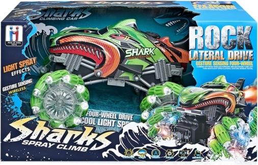 RC voiture requin vert