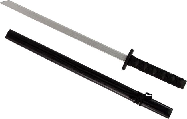 Épée noire en bois pour chevalier 73 cm