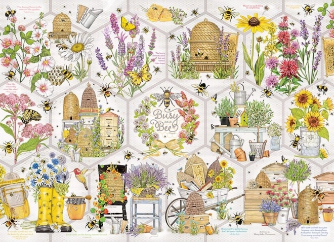 Puzzle « Bourdonnant comme une abeille » 500 pièces COBBLE HILL