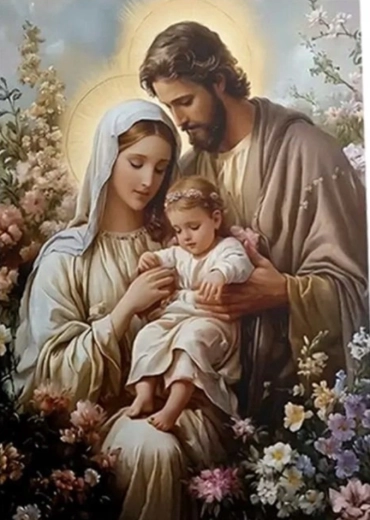 Peinture par numéros – Sainte Famille 40 × 50 cm