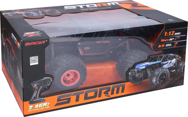 Buggy RC tout-terrain métallique Max avec télécommande 34 cm