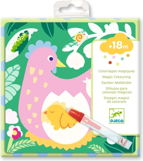 Djeco coloriages à l’eau – animaux du jardin