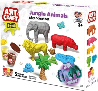 Art Craft ensemble de modelage animaux africains 168 g
