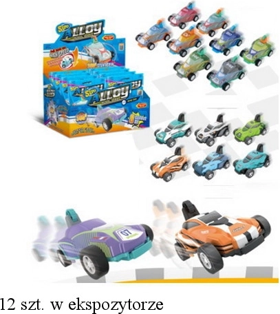 Voiture cascadeuse à surprise – petite voiture de course à friction (pull-back)