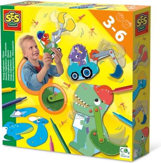 Création pour enfants : dinosaures en mouvement